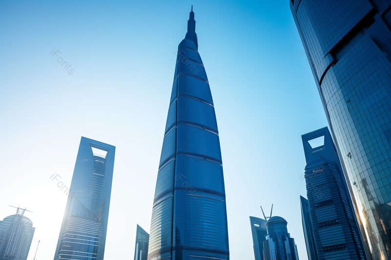 上海简约的城市建筑摩天大楼摄影作品,高清,摄影图,摄影图片,图片大全,摄影图免费下载